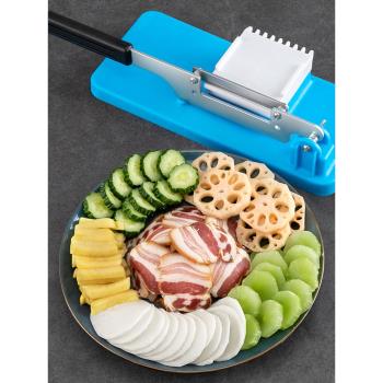 年糕刀切中藥材廚房刀具鍘刀羊肉卷阿膠糕切片機小型家用凍肉切刀