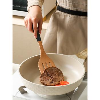 日式木頭勺子鍋鏟木鏟不粘鍋專用炒菜鏟木質廚具木勺湯勺長柄鏟子