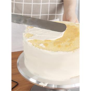 奶油抹刀不銹鋼中式蛋糕抹刀直吻刮刀烘焙工具5件套小號奶油抹刀