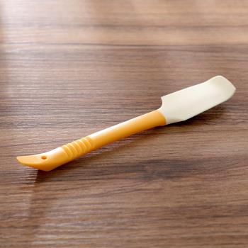 日本硅膠果醬刮刀小號迷你瓶底鏟勺烘焙翻拌面包三明治黃油涂抹刀