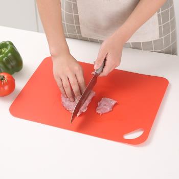 廚房菜板家用砧板切菜板輔食板長方形簡約清新柔韌大號案板切水果