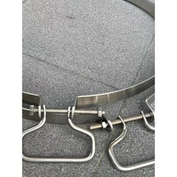 升級加寬加厚304不銹鋼菜板鋼箍防裂鋼圈菜墩包邊緊固圓形砧板箍