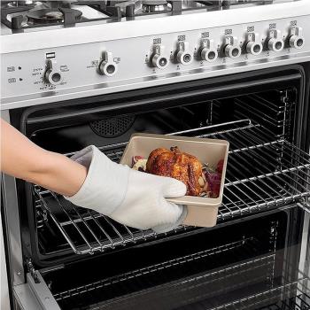 美國OXO硅膠微波爐隔熱手防滑套蒸鍋烤箱用加厚防燙手套單只裝