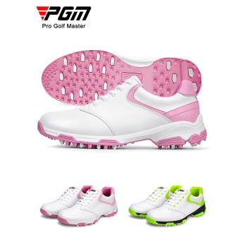 PGM高爾夫球鞋女首件優惠專利防側滑輕便柔軟運動鞋防水超纖女鞋