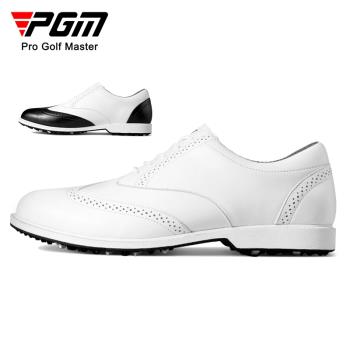 PGM 新款高爾夫鞋男鞋布洛克設計防水防滑golf鞋子超纖皮球鞋