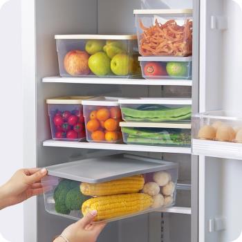 優思居 冰箱果蔬保鮮盒 家用透明塑料食品收納盒干果密封盒儲物盒