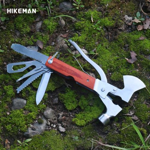 戶外多功能工具刀斧頭扳手折疊刀工具鉗多用工具錘子野外生存裝備