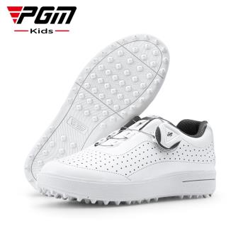 PGM兒童高爾夫球鞋新款青少年透氣孔設計童鞋男童女童運動鞋