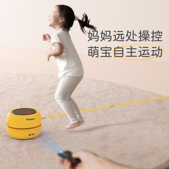 智能自動跳繩機兒童健身趣味塑身運動多人訓練電子計數靜音跳繩器