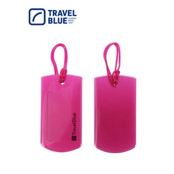 TravelBlue/藍旅 行李牌 軟膠托運牌交通卡旅行箱吊牌 行李名址牌