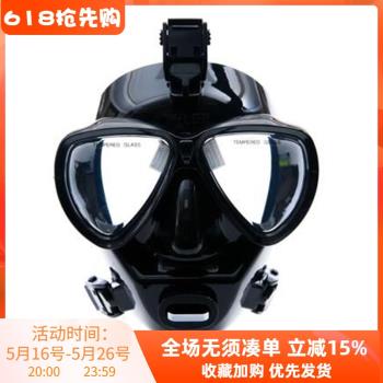 潛水全面罩 TYLER 專業全面鏡 鋼化玻璃防霧跬膠汙水作業潛水面鏡
