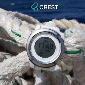 中文Crest CR4潛水電腦表水肺自由潛藍牙App可充電超長待機高氧OW