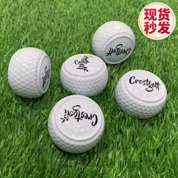 6個裝 扁形高爾夫球推桿練習球putter ball 鍛煉推桿力度均勻