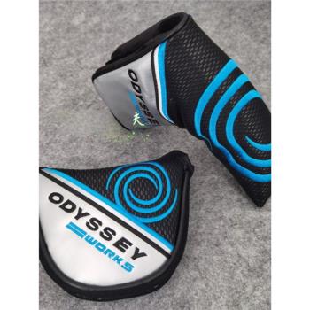 奧德賽odyssey高爾夫推桿套半圓推桿保護套磁鐵款球桿帽套桿頭套