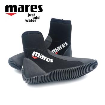 正品Mares 5mm經典厚底潛水靴 專業水肺浮深潛保暖男女沙灘沖浪鞋