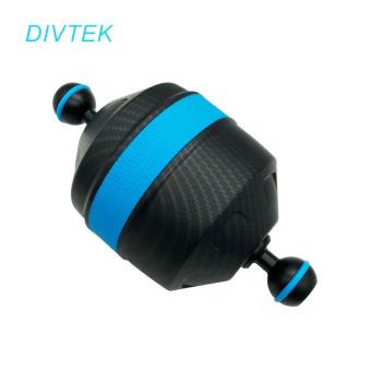 DIVTEK潛水相機防水殼碳纖維浮力臂球頭臂燈臂雙球攝影配件D52/95