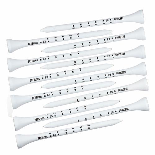 好用！50支裝 83mm高爾夫球TEE 木質高爾夫刻度球TEE 球座 球托