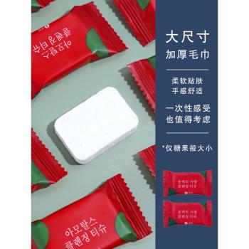 加厚壓縮毛巾珍珠紋洗臉巾大號一次性綿柔純吸水便攜幹濕兩用旅行