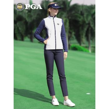 美國PGA 新品 高爾夫女士外套 保暖御寒 內里加絨 舒適面料