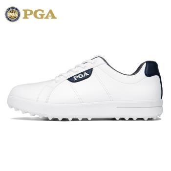 美國PGA 高爾夫球鞋 女士防水鞋子 百搭舒適 防滑固定釘 2023新品
