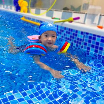 兒童水袖游泳手臂圈浮圈幼兒寶寶學游泳裝備 泡沫浮袖免充氣浮袖