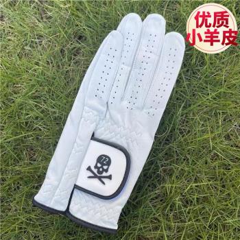 特挑A級小羊皮 高爾夫男士手套全皮 左手 手感柔軟舒適golf glove