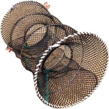 可折疊甲魚籠捕魚籠魚網烏龜黑魚鱔魚螃蟹籠捕魚籠漁網漁具粗蝦籠