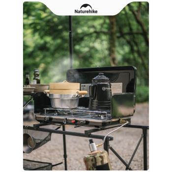 Naturehike挪客雙頭折疊卡式爐戶外露營野餐燒烤爐瓦斯燃氣灶炊具