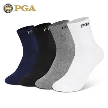 美國PGA 春夏新款 高爾夫男士襪子 加厚毛巾底 防滑高彈中筒球襪