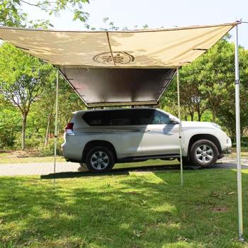 車邊帳篷側帳SUV汽車側邊遮陽棚車載天幕鋁合金外殼帳蓬屋SUV車頂