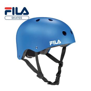 FILA斐樂兒童頭盔自行車平衡車寶寶輪滑護具安全帽子滑板頭盔套裝