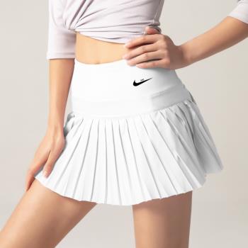 正品NK女子運動速干跑步瑜伽短褲假兩件帶口袋健身防走光網球短裙