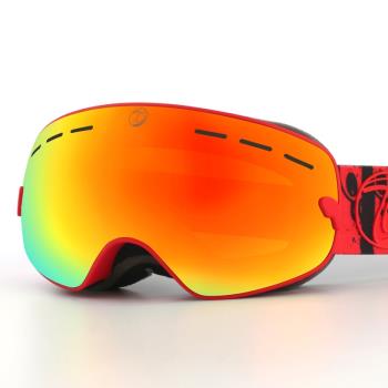 2024新款兒童滑雪鏡雙層防霧鏡片親子款滑雪眼鏡大球面可卡近視鏡