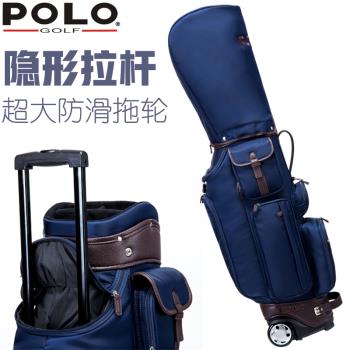 POLO GOLF高爾夫球包 男女士拉桿標準包 拖輪球桿包 便攜容量大