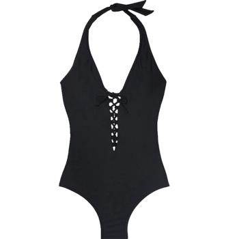 新款連體運動泳衣女大碼胖mm200斤比基尼性感遮肚沙灘度假泳裝