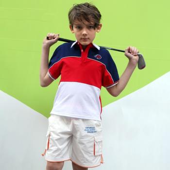SpiralGalaxy男童高爾夫短袖T恤童裝青少年golf夏季運動熱銷推薦
