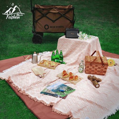 野餐墊防潮墊帳篷底部墊野餐布ins風露營地毯地墊野餐牛津布野炊