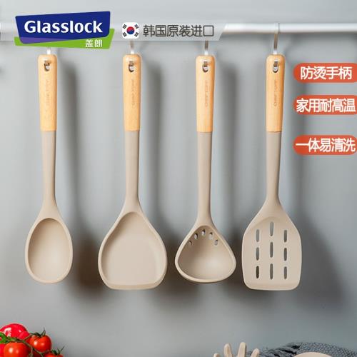 Glasslock不粘鍋硅膠鏟子家用炒菜鍋鏟耐高溫湯勺漏勺削皮器撈面|烹飪湯匙鏟|ETMall東森購物網