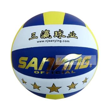 CBA南京三瀛充氣排球超細纖維軟PU學生比賽中考硬排球5號排球