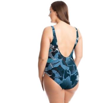 歐美俄羅斯泳衣女性感軟包三角連體印花比基尼泳裝bikini CQ 1935