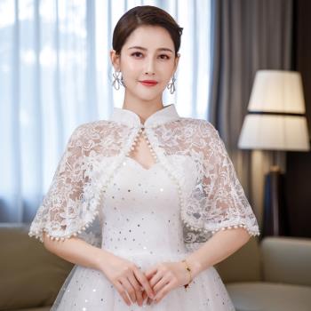 復古夏季大碼女婚紗禮服裙子蕾絲
