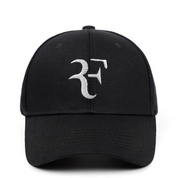 外貿刺繡F棒球帽純棉鴨舌帽高爾夫帽Roger Federer baseball cap
