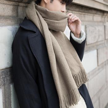 100%冬季時尚年輕人禮盒裝圍巾