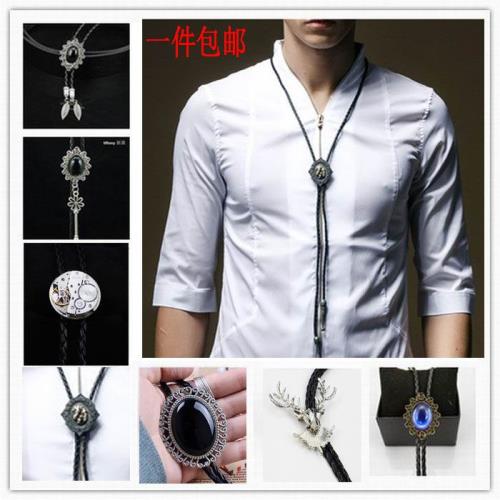 個性領繩男女 bolo tie 韓版潮男領帶 美國西部牛仔風格波洛領帶