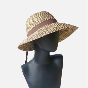 春夏季女旅游度假可折疊日系草帽
