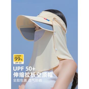 夏全方位女護頸面罩薄款防曬帽