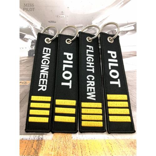 [合集]PILOT機長FLIGHT CREW機組二三四杠航空鑰匙扣包行飛行員