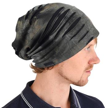 男空調房扎染做舊夏季堆帽頭巾