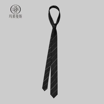 5cm細窄休閑白蘭小眾設計感領帶