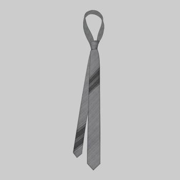 5.5CM休閑斜條紋小眾設計感領帶